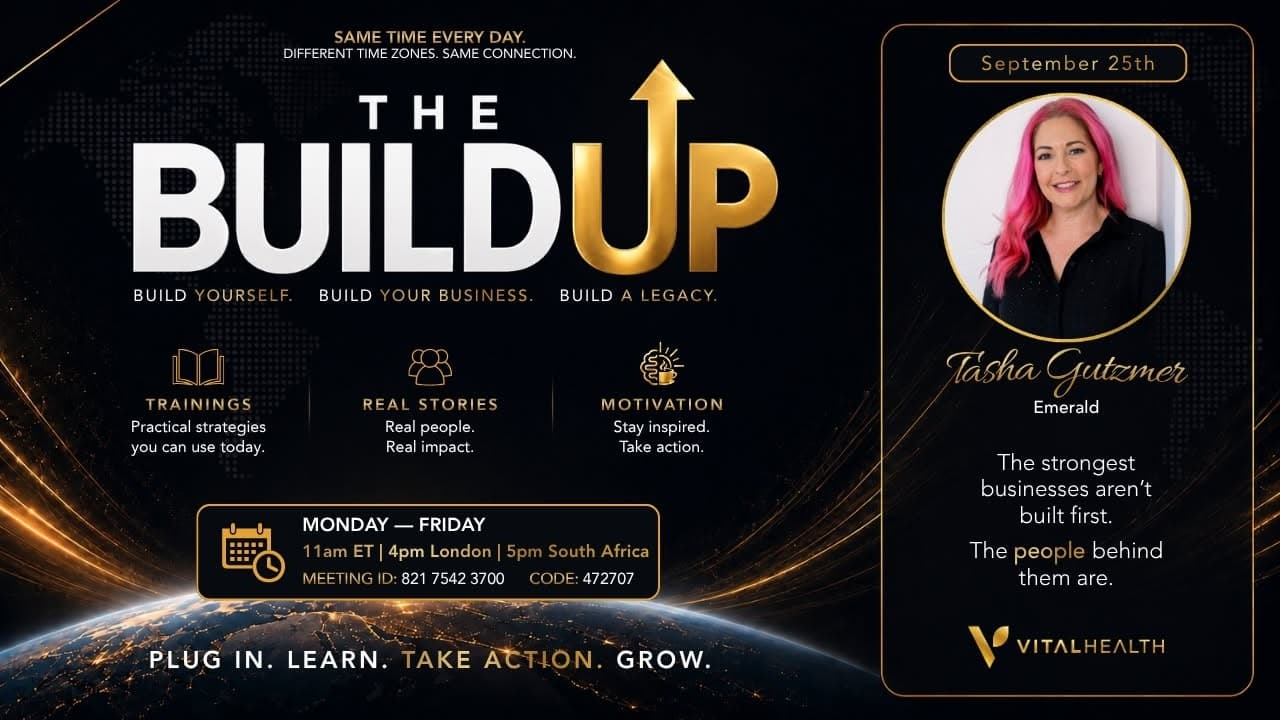 Thumbnail for The Build Up with Tasha Gutzmer - Sep 25th